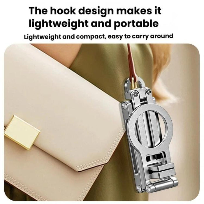 Soporte magnético plegable ultrafino para teléfono de escritorio, trípode portátil para teléfono