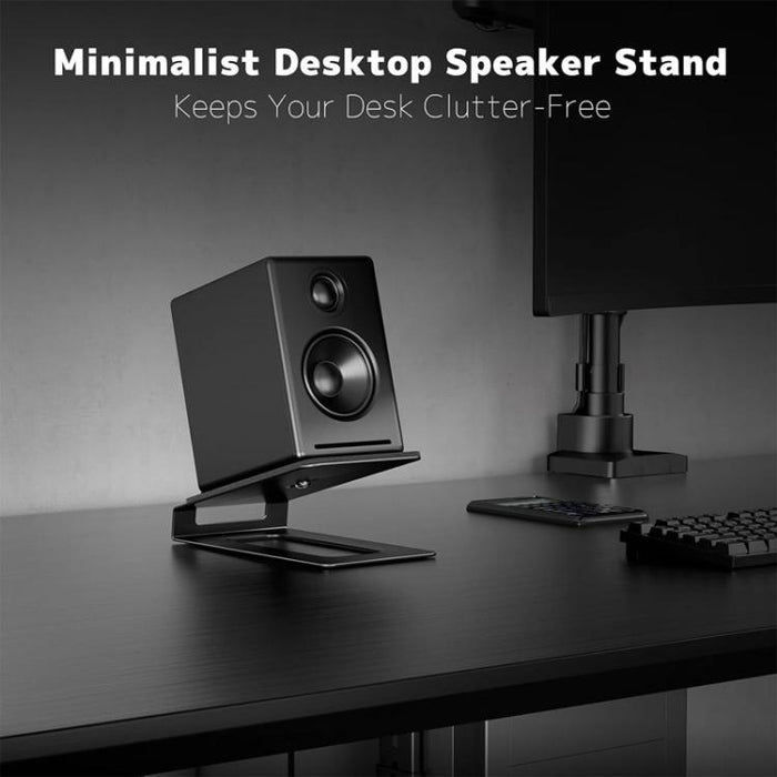 Soporte metálico angular de escritorio KXD251022 para altavoces de 3 a 6 pulgadas., KXD251022