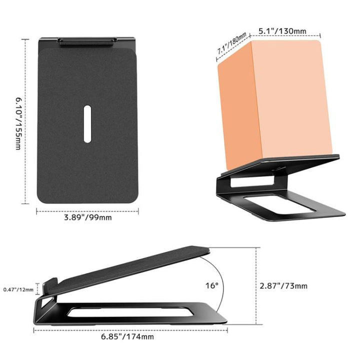 Soporte metálico angular de escritorio KXD251022 para altavoces de 3 a 6 pulgadas., KXD251022