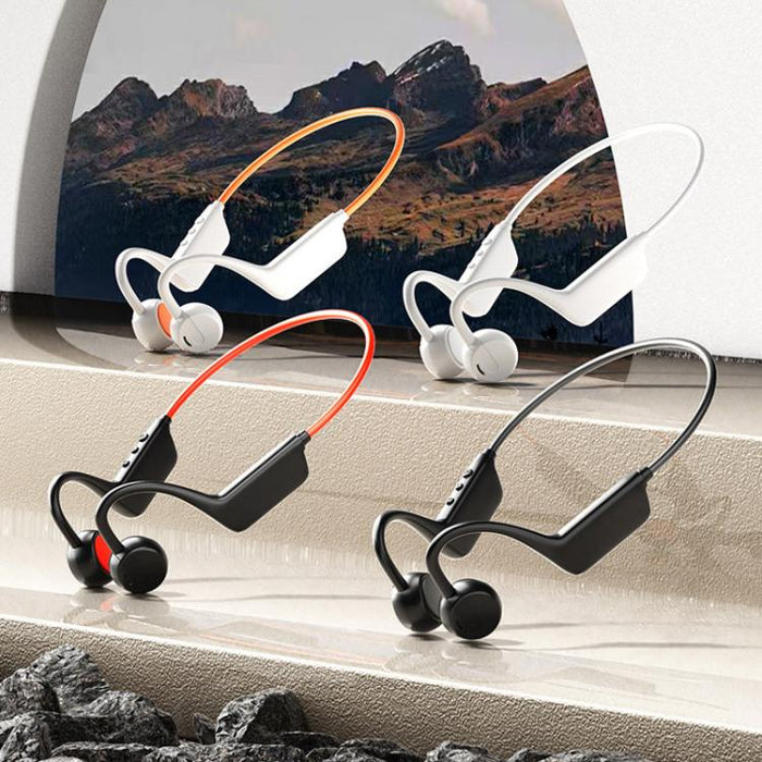 Auriculares Bluetooth X1 de conducción aérea para correr y hacer ejercicio, resistentes al agua, supraaurales.