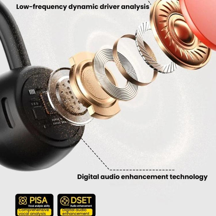 Auriculares Bluetooth X1 de conducción aérea para correr y hacer ejercicio, resistentes al agua, supraaurales.