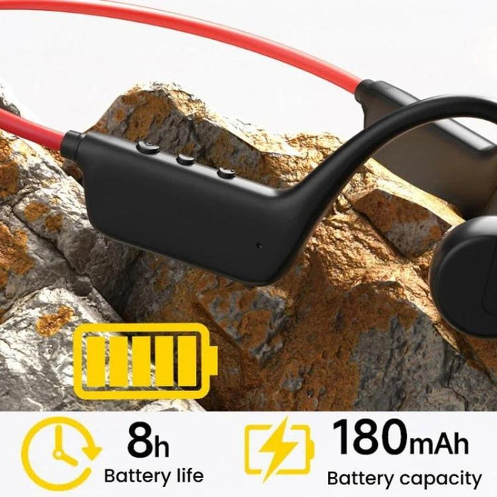 Auriculares Bluetooth X1 de conducción aérea para correr y hacer ejercicio, resistentes al agua, supraaurales.