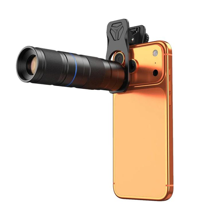 Kit de teleobjetivo APEXEL TeleZoom con zoom 5-10X para smartphone con clip universal todo en uno., APL-T5-10X