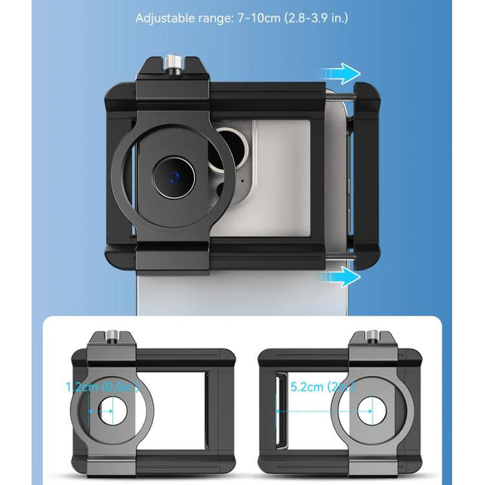 Kit de teleobjetivo APEXEL TeleCular 50x para smartphone con trípode de rótula de 360 grados y enfoque interno., APL-T50X