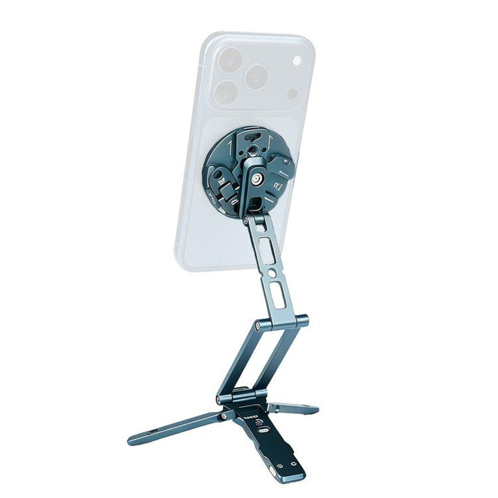 Soporte magnético todo en uno XILETU para teléfono con tornillo de 1/4 de pulgada, compatible con ARRI, GoPro, Action, zapata fría e interfaces NATO., MI-1, MI-1+XJ-28 Bracket, MI-1+MC-22S Gimbal+XT-18S Tripod