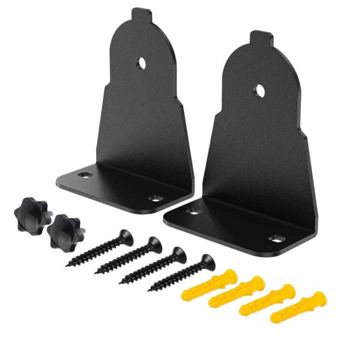 JJ-8007-B-0 2 piezas Soporte de pared para barra de sonido curva Samsung, For Samsung Curved Soundbar