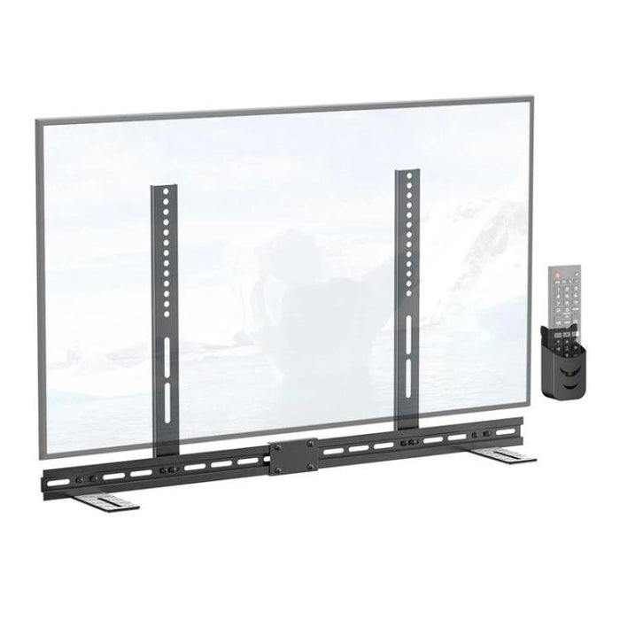 JJ-9452-B-0 Soporte de pared para barra de sonido larga sin perforaciones, para conectar altavoces y TV., JJ-9452-B-0