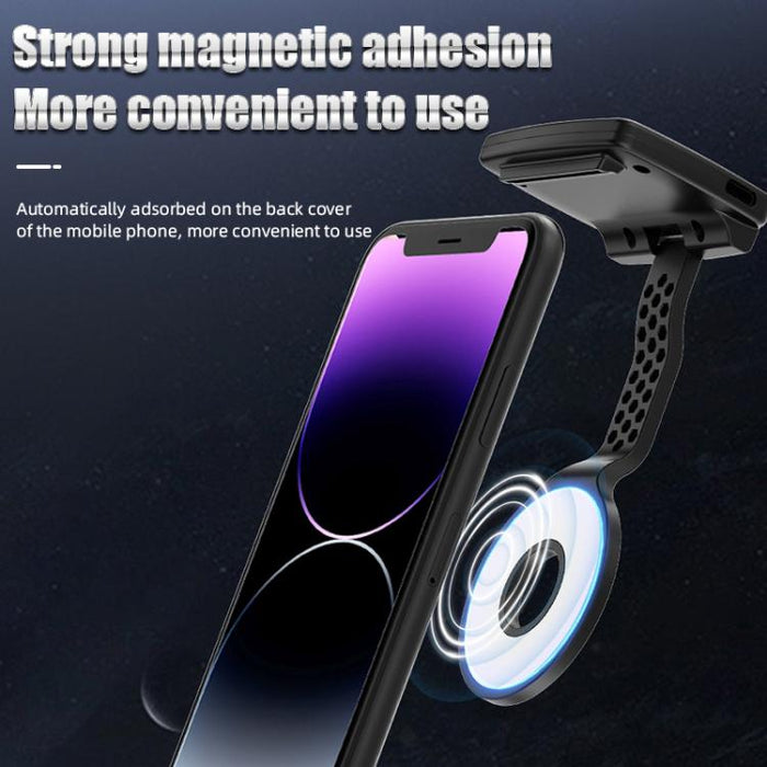 Lámpara portátil magnética para teléfono móvil con protección ocular para lectura nocturna