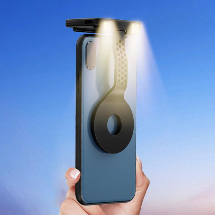 Lámpara portátil magnética para teléfono móvil con protección ocular para lectura nocturna