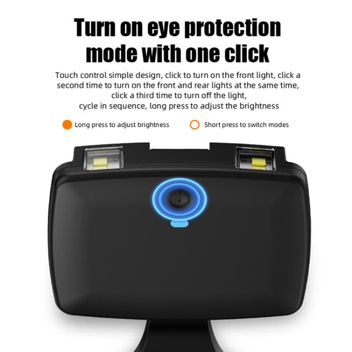 Lámpara portátil magnética para teléfono móvil con protección ocular para lectura nocturna
