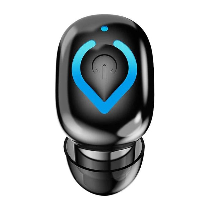 Auriculares Bluetooth intrauditivos V08 Mini Button con resistencia al agua IPX3 y un solo auricular.