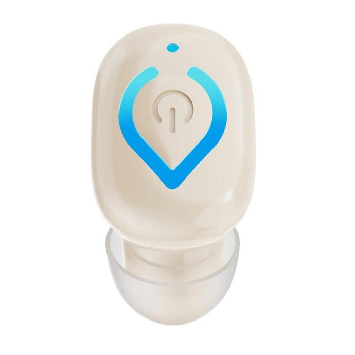Auriculares Bluetooth intrauditivos V08 Mini Button con resistencia al agua IPX3 y un solo auricular.