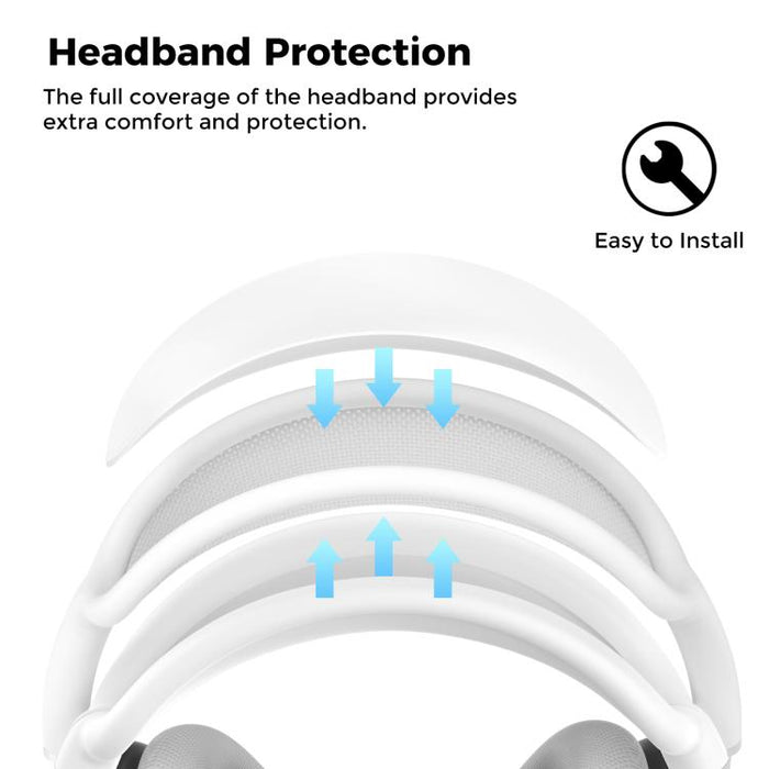 Funda protectora de silicona para la cabeza AhaStyle WG135 de 4 piezas para AirPods Max 2 / Max