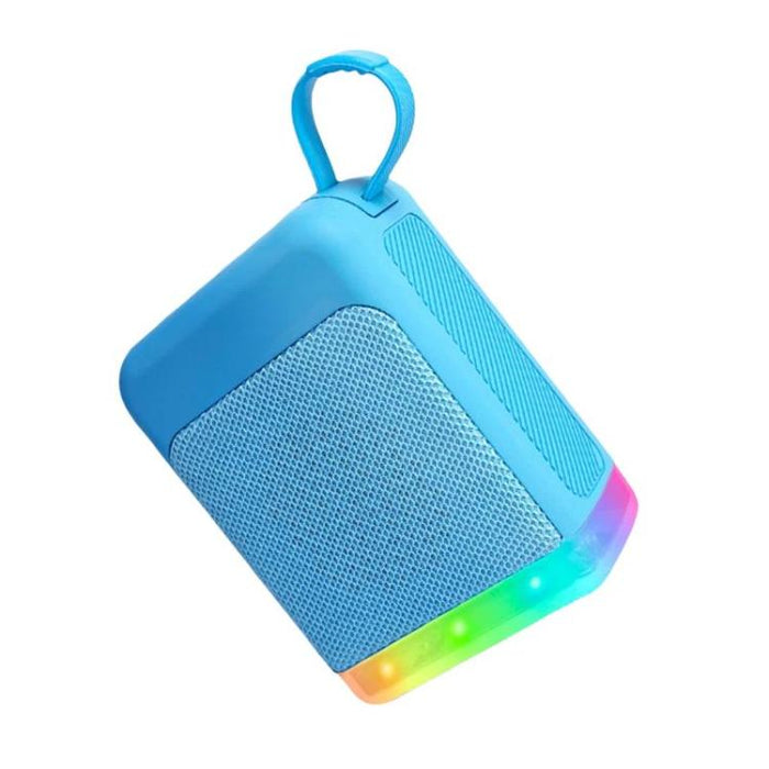 Mini altavoz Bluetooth retro con luces RGB, ranura para tarjeta TF y unidad USB, audio de escritorio.