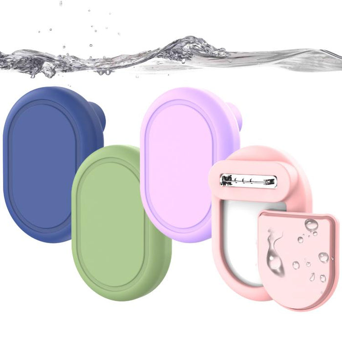 Funda para Xiaomi Tag con pasador oculto, soporte de silicona impermeable con broche de seguridad para ropa infantil y mochilas.