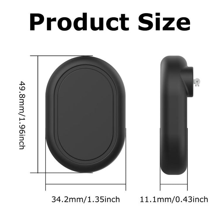 Funda para Xiaomi Tag con pasador oculto, soporte de silicona impermeable con broche de seguridad para ropa infantil y mochilas.