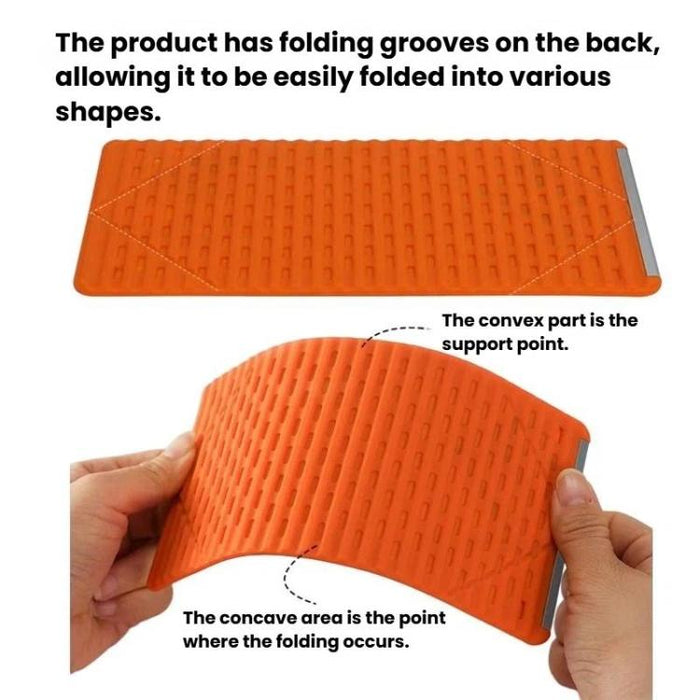 Soporte plegable flexible y deformable de silicona para escritorio K8 para tabletas y portátiles, portátil y antideslizante.