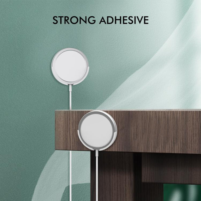 Soporte adhesivo de pared para cargador magnético de iPhone, no incluye cargador., AhaStyle PT136