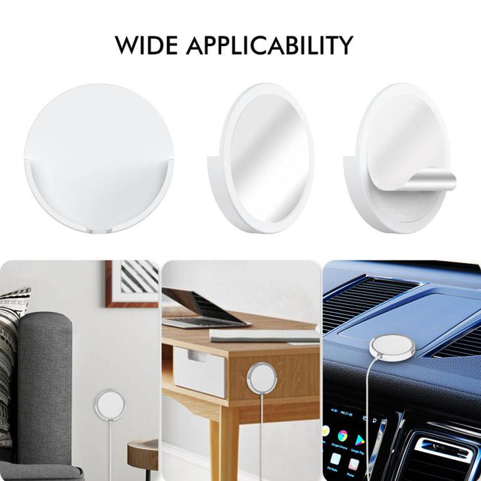Soporte adhesivo de pared para cargador magnético de iPhone, no incluye cargador., AhaStyle PT136