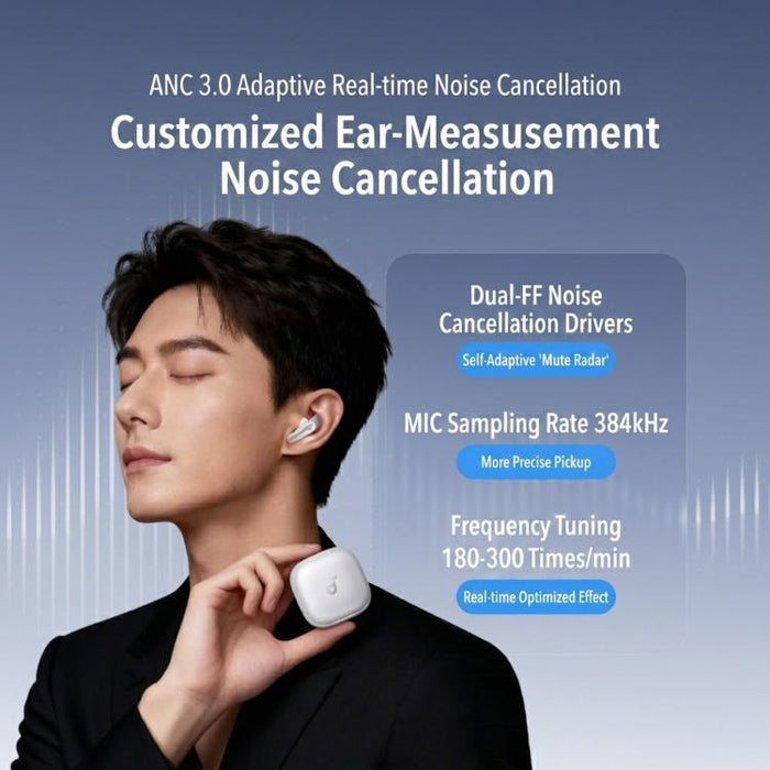 Auriculares inalámbricos Bluetooth ANKER SoundCore Liberty Buds semi-intraurales con traducción por IA