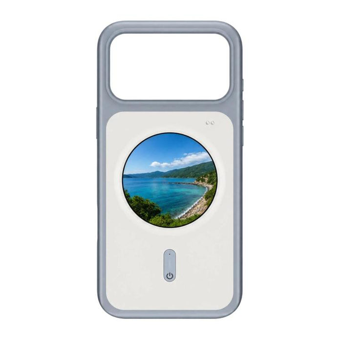 Funda para iPhone 17 Pro Max de 1,85 pulgadas con pantalla redonda a color HD, funda para smartphone con proyección de pantalla DIY.