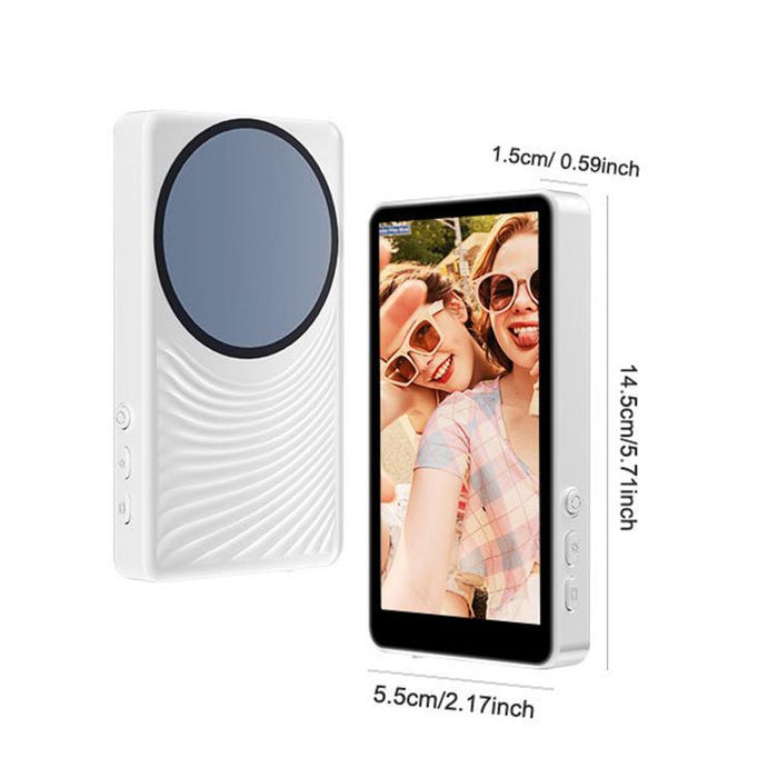 Pantalla magnética para selfies, dispositivo de duplicación de pantalla para teléfono, cámara trasera, monitor de visualización inalámbrico