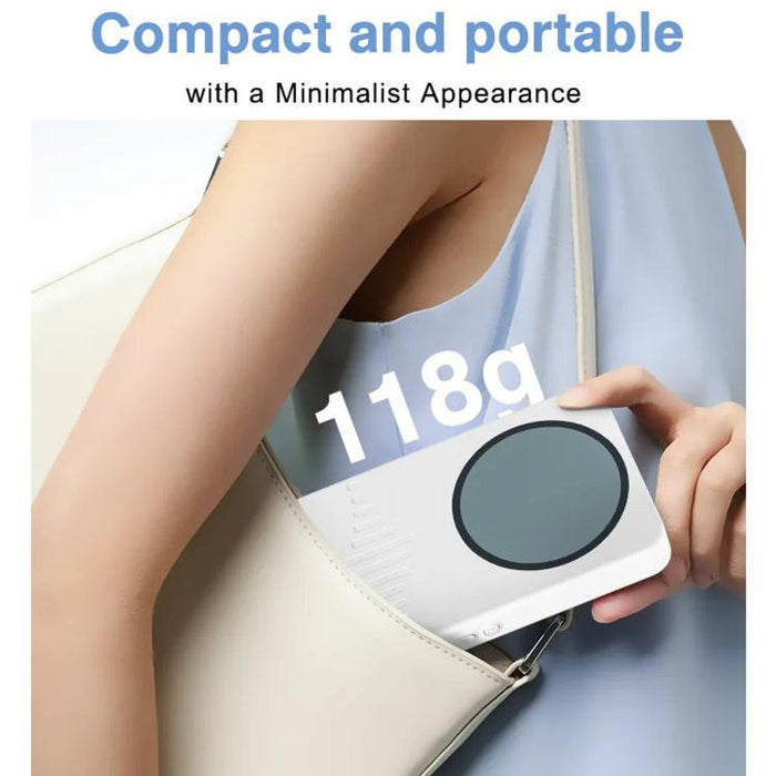 Dispositivo de duplicación de pantalla inalámbrica trasera para smartphone con luz de relleno, pantalla magnética Bluetooth para selfies en exteriores