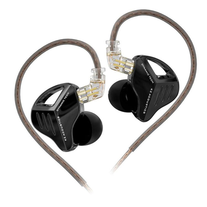 Auriculares intrauditivos dinámicos con cable KZ ZVX PRO de 1,2 m con graves profundos y sonido Hi-Fi., Standard, With Mic