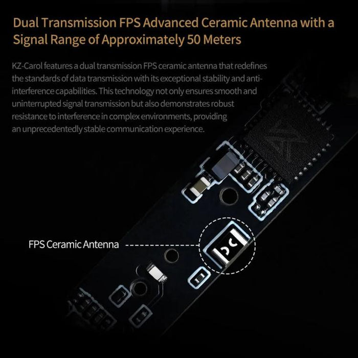 Auriculares Bluetooth KZ-Carol con cancelación activa de ruido (ANC) Hi-Fi y tecnología TWS., Carol