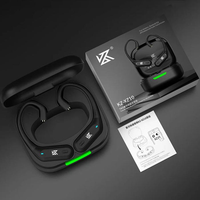 Auriculares inalámbricos Bluetooth 5.3 KZ XZ10 con ganchos para las orejas, XZ10