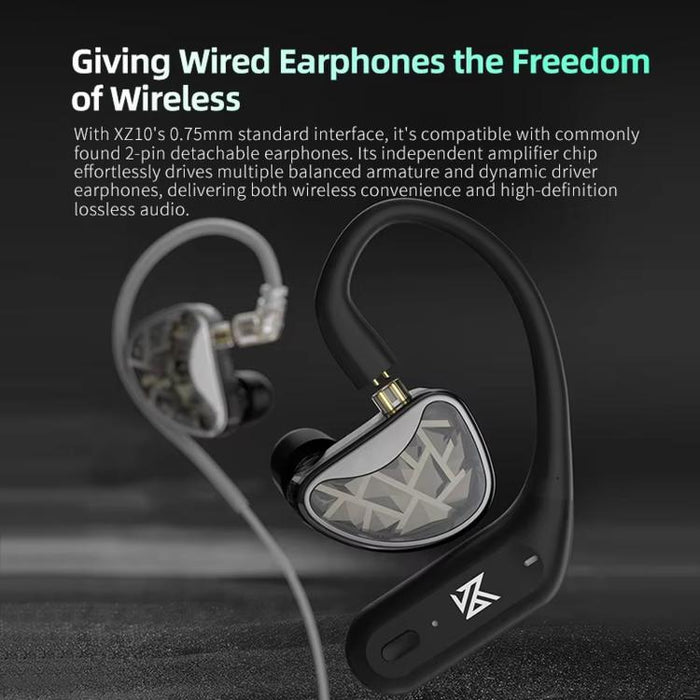 Auriculares inalámbricos Bluetooth 5.3 KZ XZ10 con ganchos para las orejas, XZ10