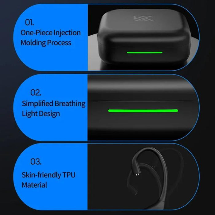 Auriculares inalámbricos HD Bluetooth 5.4 para juegos con ganchos para las orejas, AE01