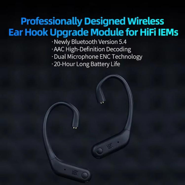 Auriculares inalámbricos HD Bluetooth 5.4 para juegos con ganchos para las orejas, AE01