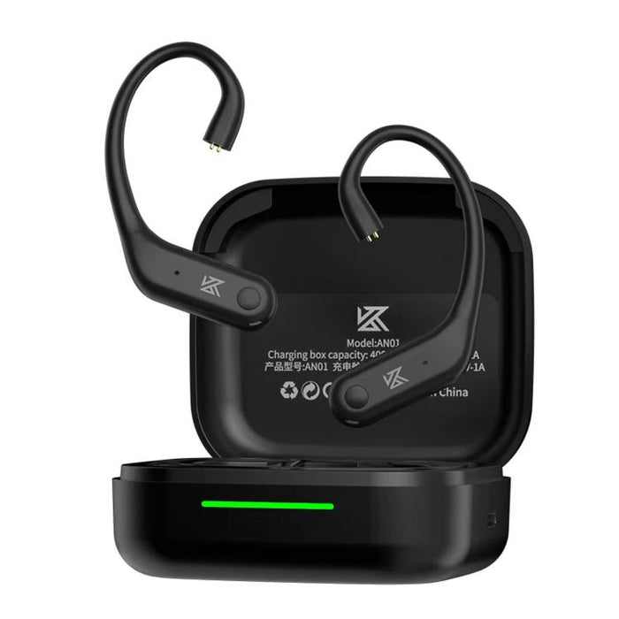 Auriculares inalámbricos HD Bluetooth 5.4 con gancho para la oreja, cancelación activa de ruido, Hi-Fi y para juegos., AN01