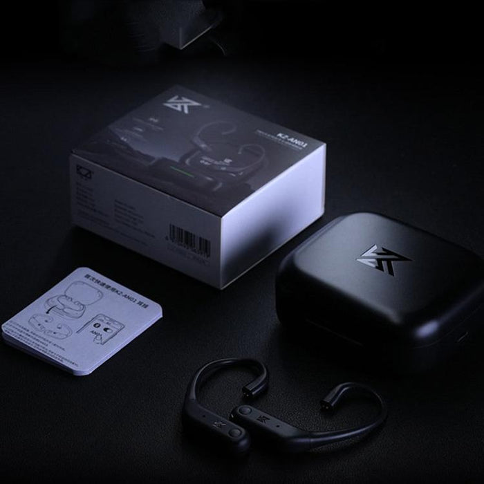Auriculares inalámbricos HD Bluetooth 5.4 con gancho para la oreja, cancelación activa de ruido, Hi-Fi y para juegos., AN01