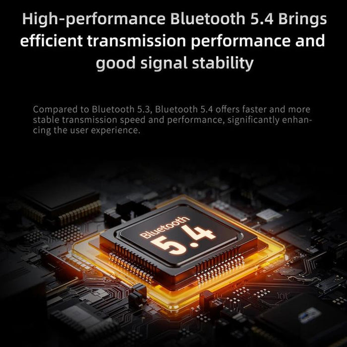 Auriculares inalámbricos HD Bluetooth 5.4 con gancho para la oreja, cancelación activa de ruido, Hi-Fi y para juegos., AN01