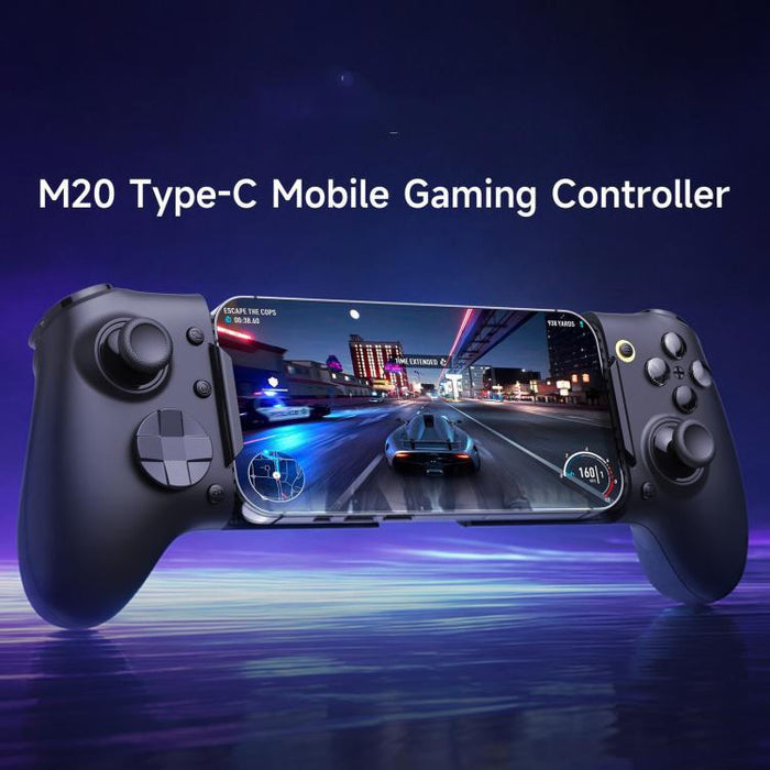 Controlador de juegos móvil EasySMX M20 USB-C con joysticks de efecto Hall, RoSync, diseño ABXY giratorio y tasa de sondeo de 1000 Hz., M20