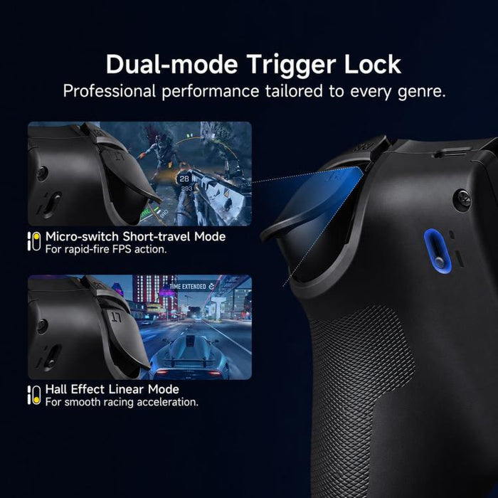 Controlador de juegos móvil EasySMX M20 USB-C con joysticks de efecto Hall, RoSync, diseño ABXY giratorio y tasa de sondeo de 1000 Hz., M20