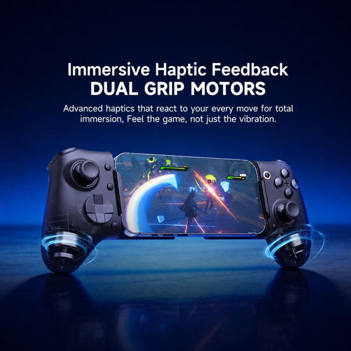 Controlador de juegos móvil EasySMX M20 USB-C con joysticks de efecto Hall, RoSync, diseño ABXY giratorio y tasa de sondeo de 1000 Hz., M20
