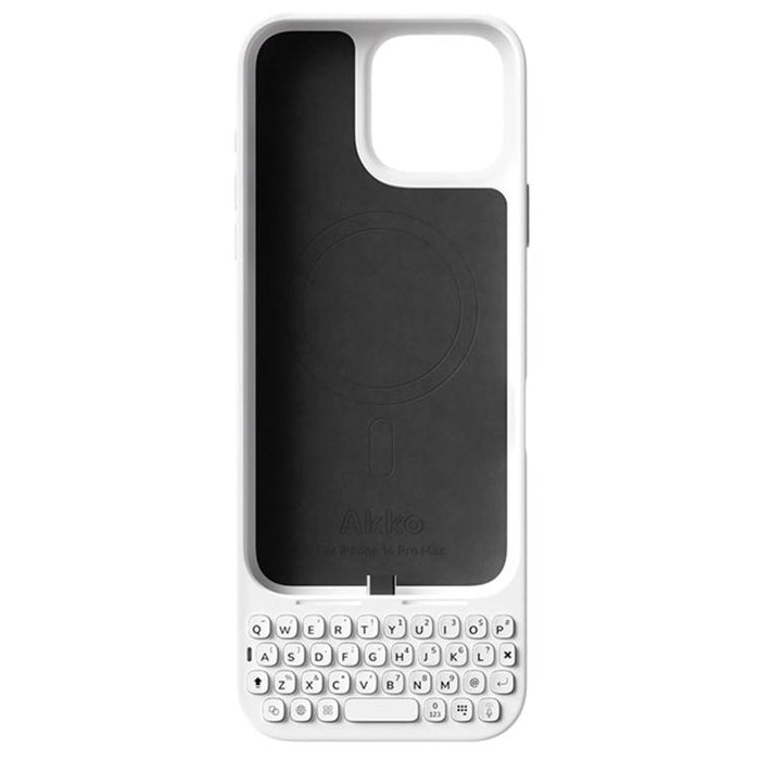 Funda magnética para teléfono AKKO con teclado externo, For iPhone 16 Pro Max Black, For iPhone 16 Pro Max White, For iPhone 16 Pro Max Pink, For iPhone 17 Pro Max White, For iPhone 17 Pro Max Pink, For iPhone 17 Pro Max Green, For iPhone 17 Pro Max Bl...