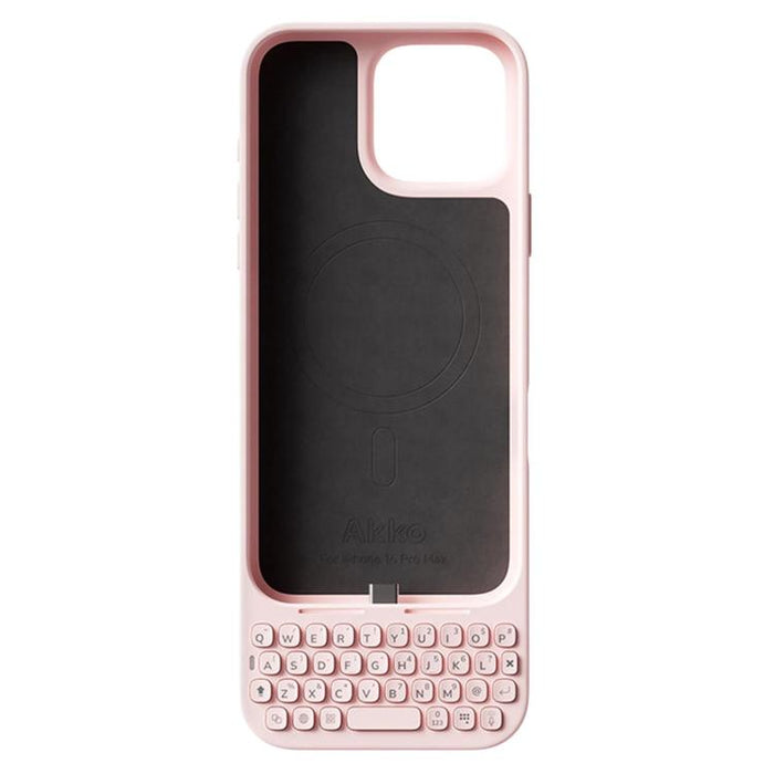 Funda magnética para teléfono AKKO con teclado externo, For iPhone 16 Pro Max Black, For iPhone 16 Pro Max White, For iPhone 16 Pro Max Pink, For iPhone 17 Pro Max White, For iPhone 17 Pro Max Pink, For iPhone 17 Pro Max Green, For iPhone 17 Pro Max Bl...