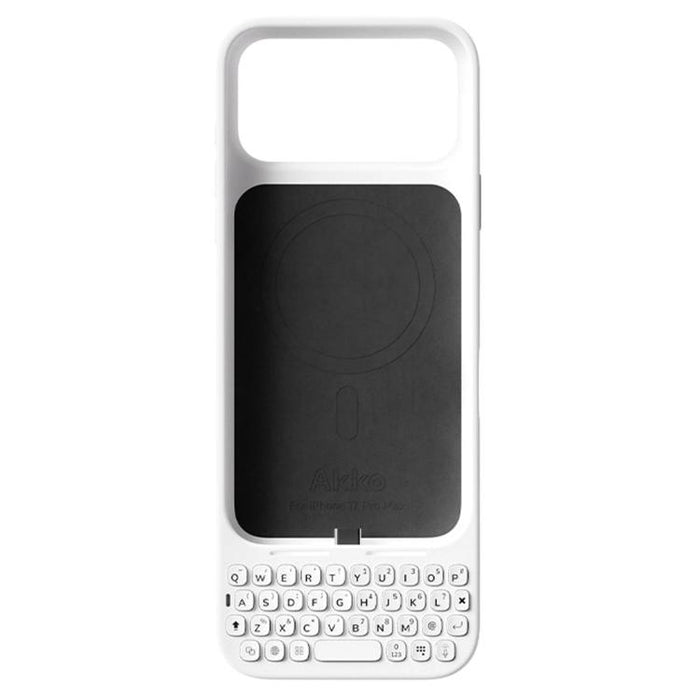 Funda magnética para teléfono AKKO con teclado externo, For iPhone 16 Pro Max Black, For iPhone 16 Pro Max White, For iPhone 16 Pro Max Pink, For iPhone 17 Pro Max White, For iPhone 17 Pro Max Pink, For iPhone 17 Pro Max Green, For iPhone 17 Pro Max Bl...