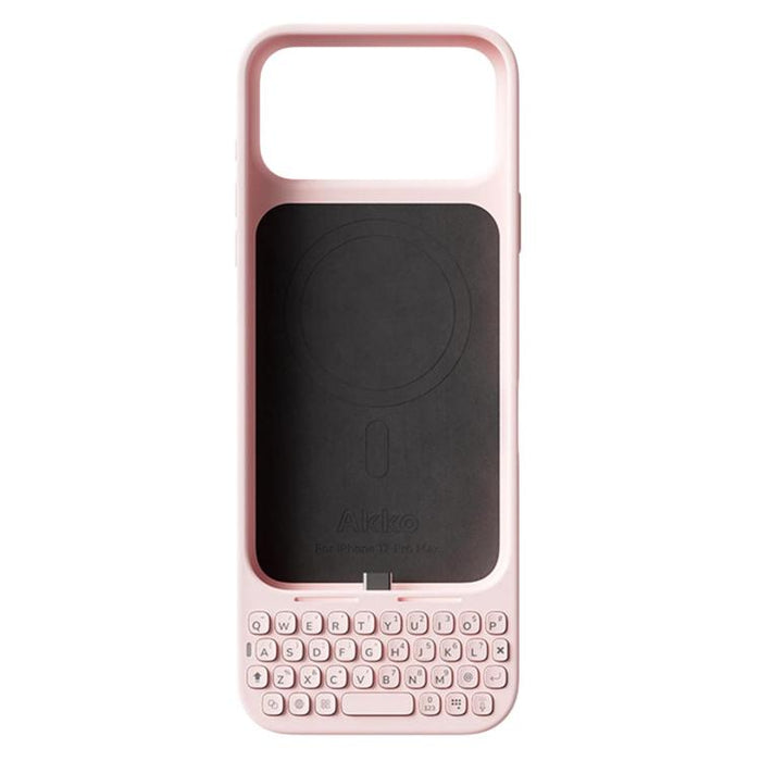Funda magnética para teléfono AKKO con teclado externo, For iPhone 16 Pro Max Black, For iPhone 16 Pro Max White, For iPhone 16 Pro Max Pink, For iPhone 17 Pro Max White, For iPhone 17 Pro Max Pink, For iPhone 17 Pro Max Green, For iPhone 17 Pro Max Bl...