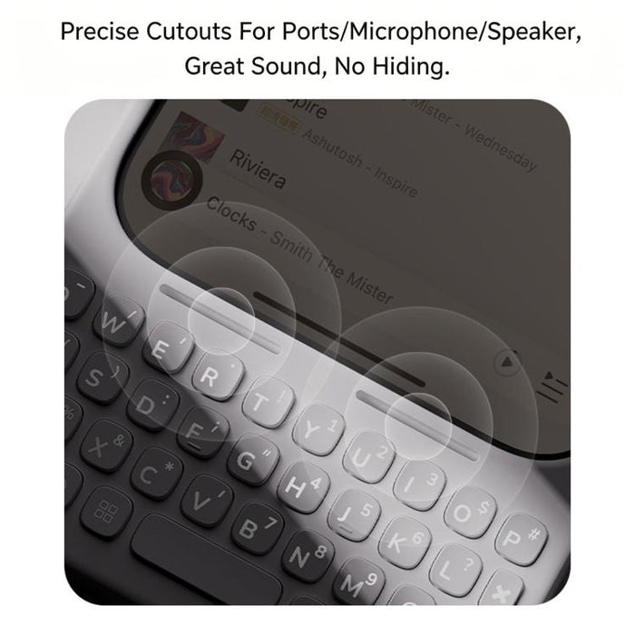 Funda magnética para teléfono AKKO con teclado externo, For iPhone 16 Pro Max Black, For iPhone 16 Pro Max White, For iPhone 16 Pro Max Pink, For iPhone 17 Pro Max White, For iPhone 17 Pro Max Pink, For iPhone 17 Pro Max Green, For iPhone 17 Pro Max Bl...