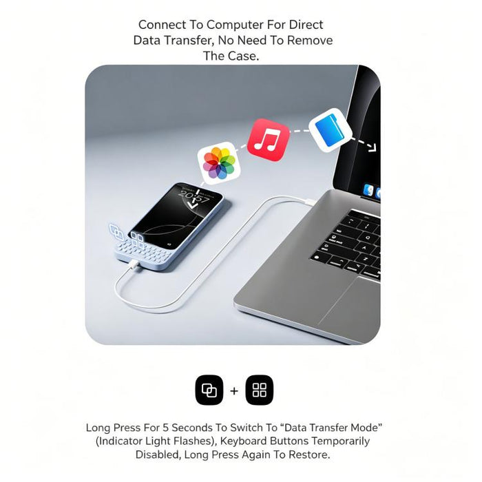 Funda magnética para teléfono AKKO con teclado externo, For iPhone 16 Pro Max Black, For iPhone 16 Pro Max White, For iPhone 16 Pro Max Pink, For iPhone 17 Pro Max White, For iPhone 17 Pro Max Pink, For iPhone 17 Pro Max Green, For iPhone 17 Pro Max Bl...