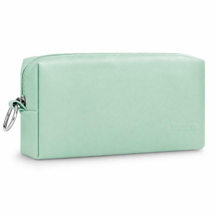 Baona BN-Q003 Funda organizadora de viaje de cuero sintético para adaptador de corriente, cargador y ratón para portátil grande
