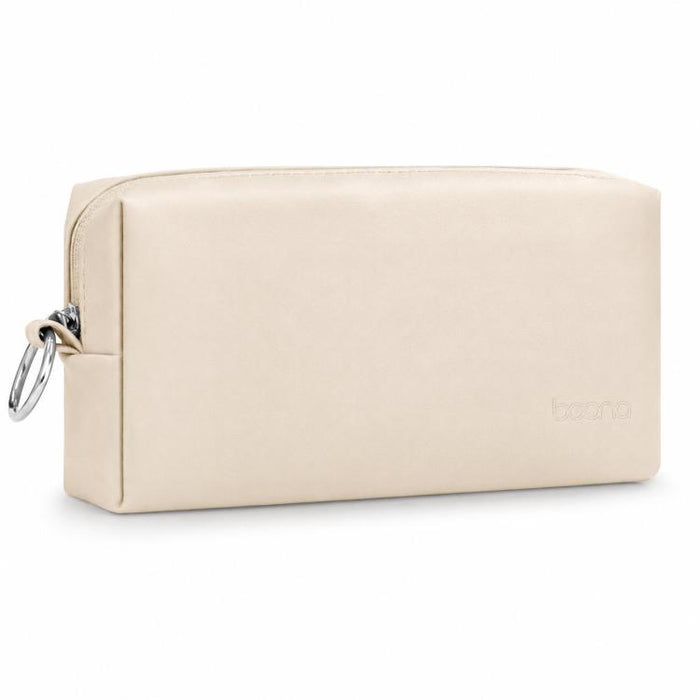 Baona BN-Q003 Funda organizadora de viaje de cuero sintético para adaptador de corriente, cargador y ratón para portátil grande