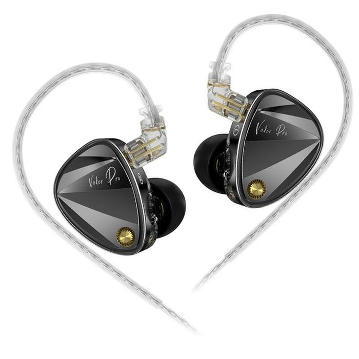 Auriculares intrauditivos con cable KZ Vader Pro Hi-Fi Bass de 6 transductores dinámicos y 1,2 m, HM Curve Standard, HM Curve With Mic, Bass Enhanced Standard, Bass Enhanced With Mic, HM Curve With Mic Type-C, Bass Enhanced With Mic Type-C