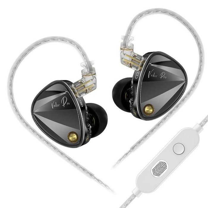 Auriculares intrauditivos con cable KZ Vader Pro Hi-Fi Bass de 6 transductores dinámicos y 1,2 m, HM Curve Standard, HM Curve With Mic, Bass Enhanced Standard, Bass Enhanced With Mic, HM Curve With Mic Type-C, Bass Enhanced With Mic Type-C