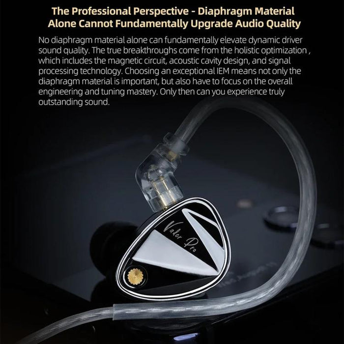 Auriculares intrauditivos con cable KZ Vader Pro Hi-Fi Bass de 6 transductores dinámicos y 1,2 m, HM Curve Standard, HM Curve With Mic, Bass Enhanced Standard, Bass Enhanced With Mic, HM Curve With Mic Type-C, Bass Enhanced With Mic Type-C